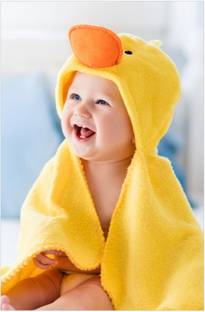 Cute Baby Poster New Born Kid Smiling Baby Wall Poster with Gum Strip Paper Print