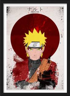 Naruto Uzumaki x Toad Sage Mode | Naruto Frames & Posters | Anime Paper Print
