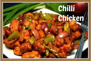 Poster Stickers For Hotel Restaurant Caterer Chilli Chicken Sticker sl12376 (Wall Poster, 13x19 Inches, Multicolor) Fine Art Print