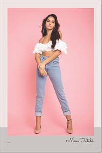 Nora Fatehi Poster, Bollywood Actress Poster, Super Star Poster Fine Art Print
