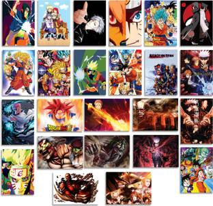 Anime Attack on Titan wall posters Pack of 24 A4 Size 11.75*8.5 Self Adhesive Paper Print