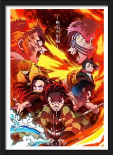 Demon slayer Season 2 | Demon Slayer Framed Poster | Anime Framed Posters Paper Print