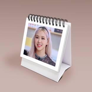 Black Pink Desk Photo Album ( Set of 1 ) 24 Photos Front-Back Fine Art Print