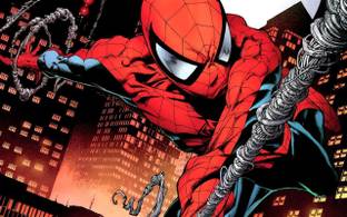SPIDERMAN COMIC WALLPAPER ON FINE ART HD PICTURE Fine Art Print