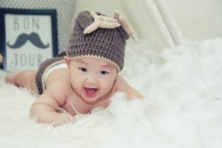 Cute Baby Paper Poster Photographic Paper