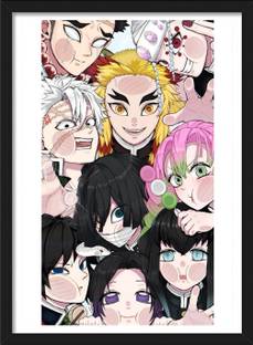 All Hashira's | Demon Slayer Framed Poster | Anime Framed Posters Paper Print