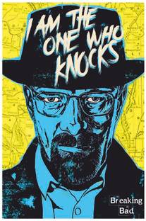 'I Am the One Who Knocks' Breaking Bad Print Poster Paper Print
