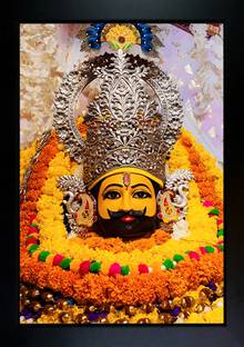 Khatu Shyam poster | Shyam Baba | Khatu Shyam Ji photo frame Paper Print