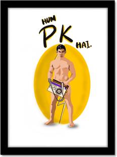 PK Movie Amir Khan Painted Framed Poster For Room Office Home Decor Wall Painting Wallpaper Gift Item Paper Print