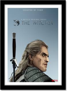 The Witcher Framed Poster With Acrylic Sheet For Room & Office Paper Print