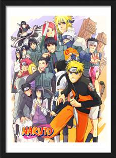 Naruto Shippuden Characters | Naruto Framed posters | Anime Frames Paper Print