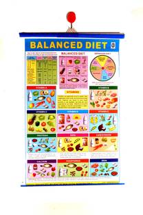 NutriGuide: Your Comprehensive Balanced Diet Companion|Useful for Students Doctor's clinic and Hospitals Fine Art Print