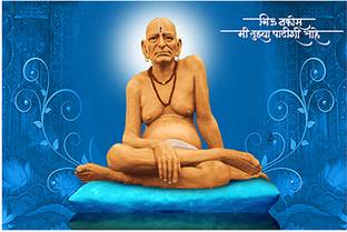 Swami Samarth Poster Big Size Fine Art Print