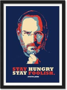 Steve jobs framed Poster for Room & Office(10x13 inch,Framed) Paper Print