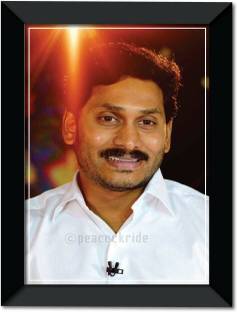 Y. S. Jagan Mohan Reddy I YSR Congress I Wall Frame A4 Fine Art Print