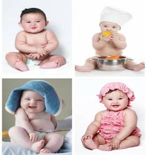 baby poster pregnant woman Paper Print