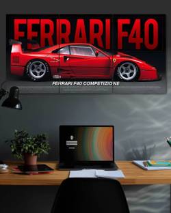 Ferrari F40 - A3 Split Poster Paper Print