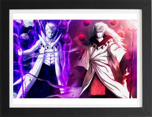 Obito x Madara Uchiha | Naruto Anime Framed posters | Anime Landscape Frames Paper Print