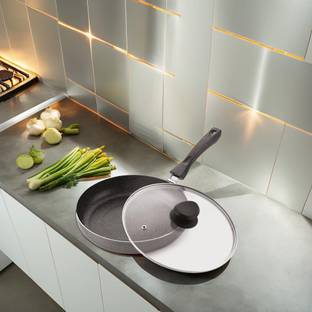 iVBOX Max-Pro Induction Non-Stick With Outer Hard-Stone Coating Fry Pan 24 cm diameter with Lid 1.5 L capacity