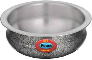 Feast Aluminium Coating Urli/Biryani Pot 1800 ml Without Lid Pot 24 cm diameter 1.8 L capacity