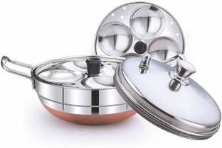 DIAMOND Multi Kadai Kadhai 20.5 cm diameter with Lid 1.3 L capacity