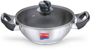 Prestige Platina Non-Stick Kadhai 20 cm diameter with Lid 1.5 L capacity