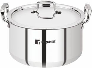 BERGNER Tripro Triply Stainless Steel Biryani Pot / Handi / Casserole Pot 28 cm diameter 7 L capacity with Lid