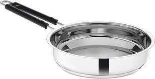 PRABHA Fry Pan Stainless Steel | Frying Pan for Egg , Sauteing, Cooking | Multipurpose Fry Pan 23 cm diameter 1.7 L capacity
