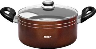 treon NONSTICK BIRYANI POT/ STEW POT / CAKE POT Pot 24 cm diameter 5 L capacity with Lid