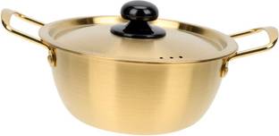 Samusagya Stainless Steel Korean Ramen Noodle Pot Small Stockpot with Lid and Handle Pot 24 cm diamete...