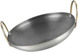 Yopple Non-Stick Honeycomb Steel Soup Pot with Golden Ear Wok Wok 2 L capacity 26 cm diameter