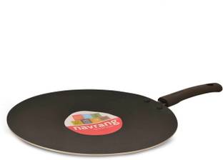 NAVRANG ROTI TAWA/ ROTI TAVA/Curved Tawa Medium 280MM, NON INDUCTION Tawa 28 cm diameter