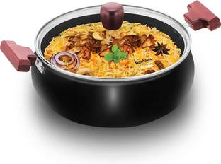 Hawkins Biryani Pot with Glass Lid (ACH50G) Handi 5 L with Lid