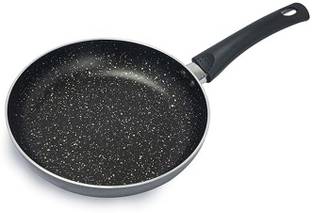 HM EVOTEK Non Stick Dual Coating Fry Pan Aluminium Cookware with Stainless Steel Lid K05 Non-Stick Coated Cookware Set