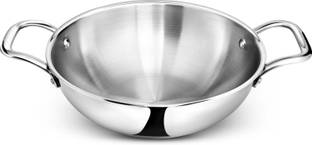Durapan Triply Kadai – Heavy Bottom, Toxin Free & Induction Compatible Kadhai 20 cm diameter 1.53 L capacity