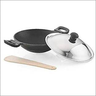 DIAMOND Appachetty (Non Stick, 4MM) with Lid 5 L capacity 27 cm diameter