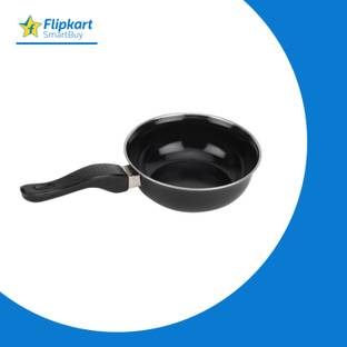 Flipkart SmartBuy Kitchen Non-Stick Tadka Pan - Induction Bottom Cookware Tadka Pan 16 cm diameter 0.9 L capacity