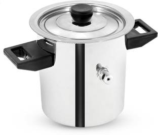 Fortuna 1.5 Litre Stainless Steel Milk Boiler | Milk Pot with Lid | Milk Cooker Boiler Pot 17 cm diameter 1.5 L capacity with Lid
