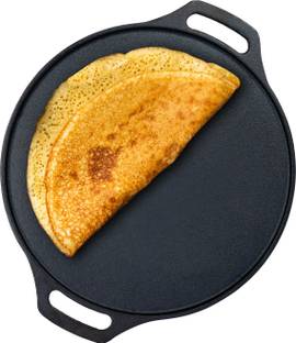 Greenchef Pre seasoned Non-Coated Tawa for Dosa/Roti/Chapathi - Zesto 300MM Tawa 30 cm diameter