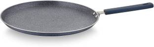 PRABHA Ceramic Non Stick Marble Coating Pizza Tawa, Dosa Tawa, Maker Pan with Handle Flat Pan 28 cm diameter 0.9 L capacity