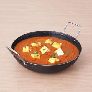 The Indus Valley Pre-Seasoned Light Iron Kadai With Strong Handles - 9.6 inch Kadhai 25 cm diameter 2 L capacity