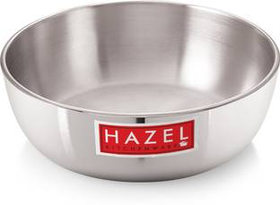 HAZEL Aluminium Induction Bottom 4mm Tasra Tasla 1.25 L capacity 17.9 cm diameter
