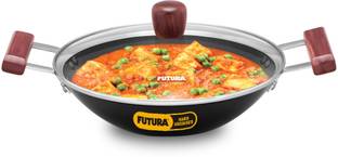 Hawkins Deep-Fry Pan,(AD20G) Kadhai 26.1 cm diameter with Lid 2 L capacity