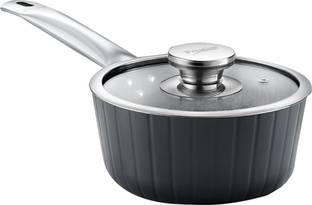 Prestige Durastone 6 Layer Non-Stick Tea Pan or Sauce Pan 16 cm diameter with Lid 1.2 L capacity