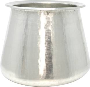 Rock Tawa Rock Tawa Tin Handi for Cooking Food Pot Shape Comfortable Cooking Handi 1.75 L