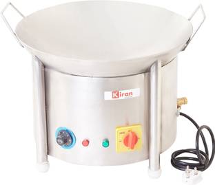 kiran 10 Liter Indian Electric Kadhai Fryer for commercial use Kadhai 35.56 cm diameter 10 L capacity