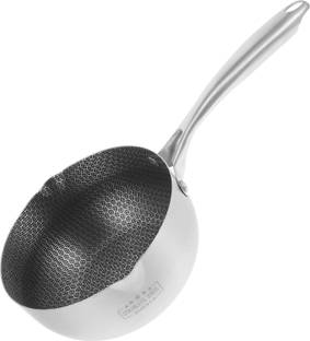 Samusagya Frying Pan Honeycomb Frying Non Stick Stainless Steel. Wok 2 L capacity 20 cm diameter