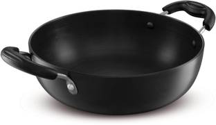KENT Hard Anodised Kadhai 24 cm diameter 2.8 L capacity