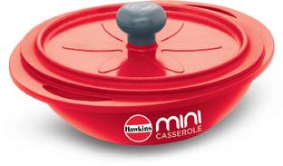 Hawkins Die-Cast Mini Casserole, Round (MCRR75) Sauce Pan 17.3 cm diameter with Lid 0.75 L capacity