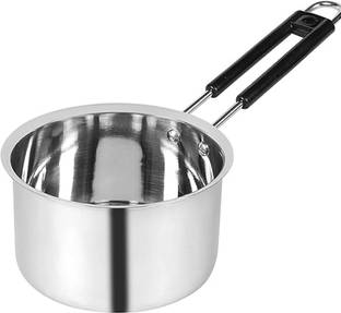 IDEAL PRIME Heavy Gauge Aluminium Saucepan 2 Liter Large Size Cookware Sauce Pan 18 cm diameter 2 L capacity